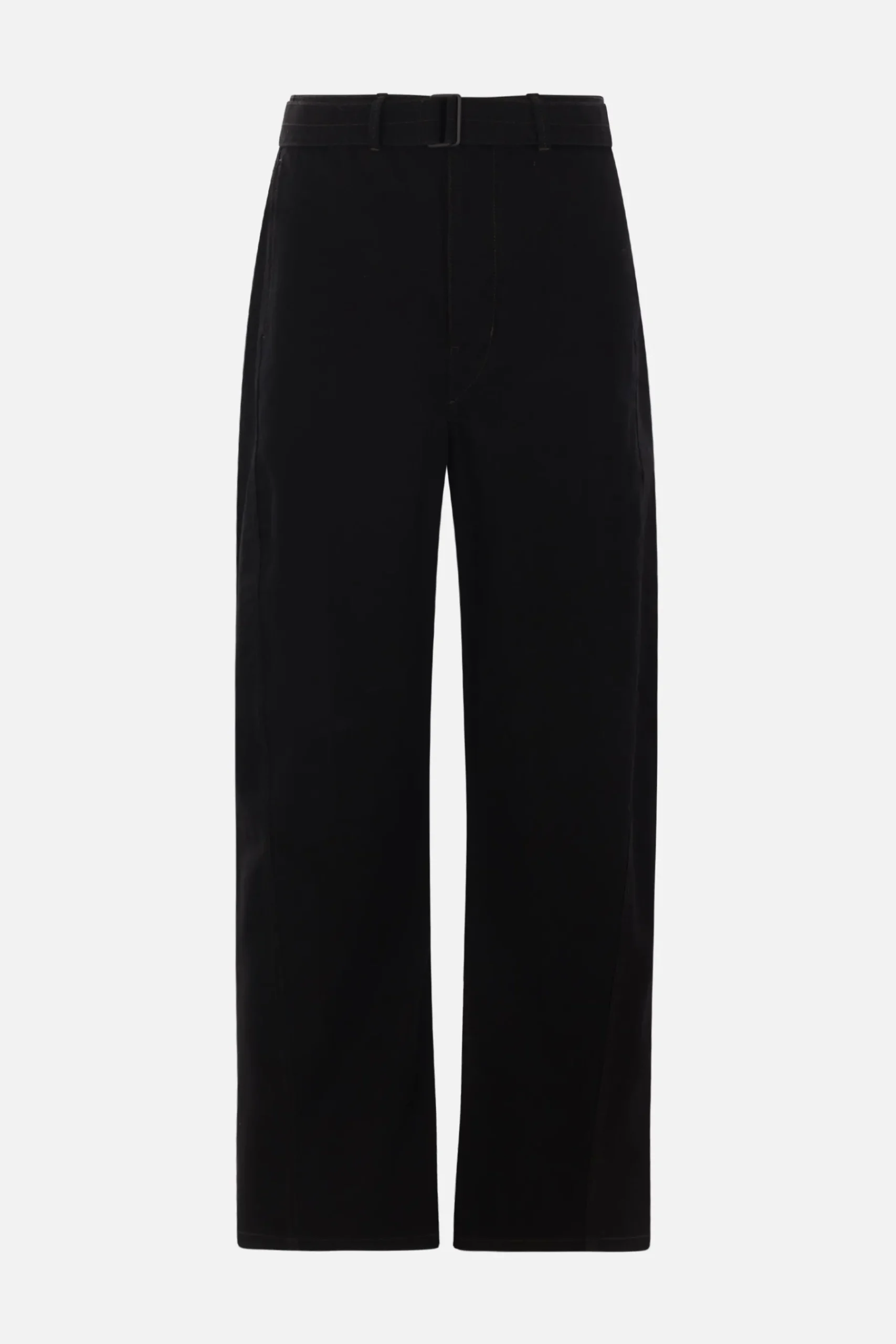LEMAIRE denim wide-leg twisted jeans