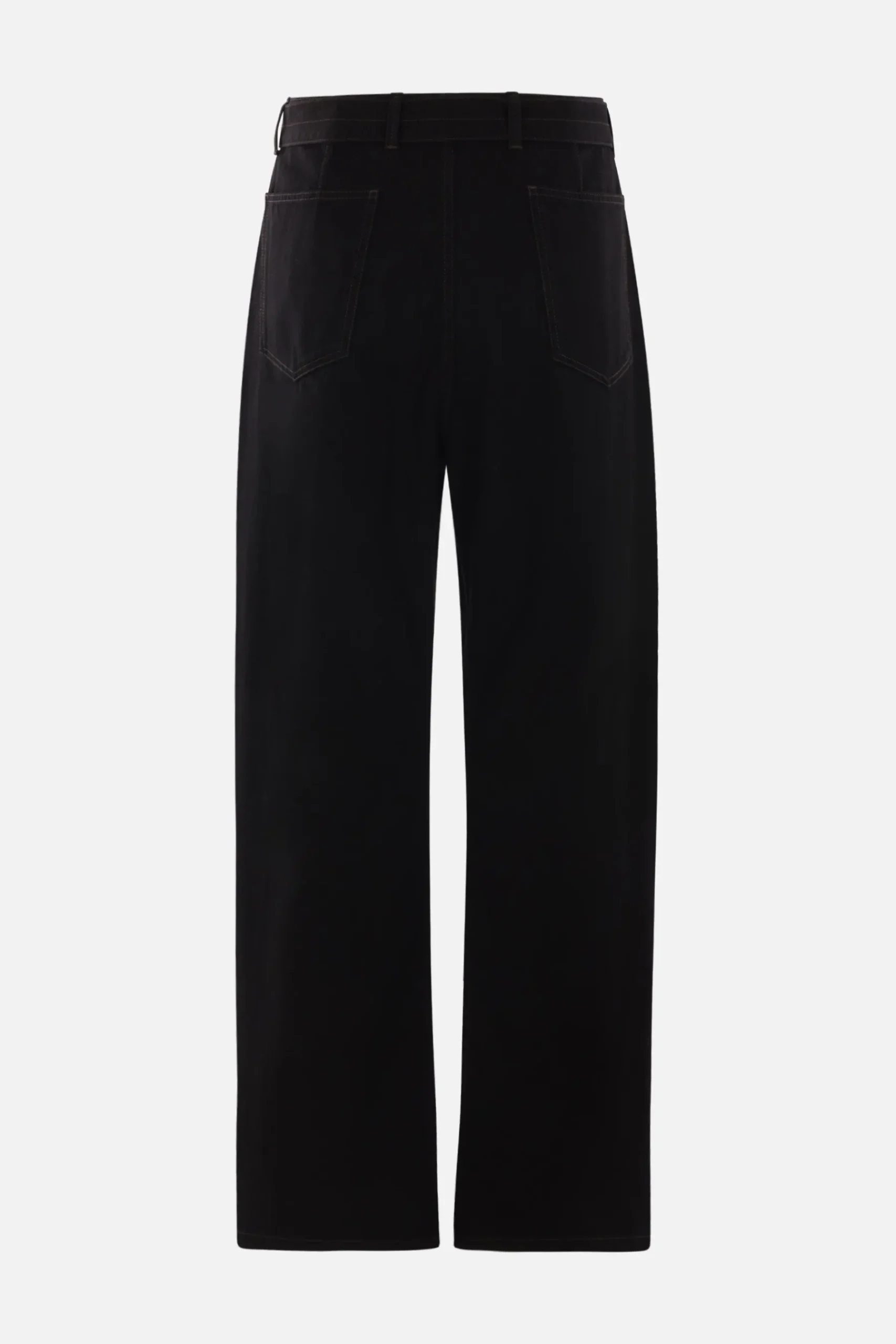 LEMAIRE denim wide-leg twisted jeans