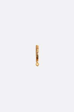 Women DELFINA DELETTREZ Diamond Huggie single earring