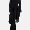 Women YOHJI YAMAMOTO Disentanglement Puzzle gabardine and voile jacket