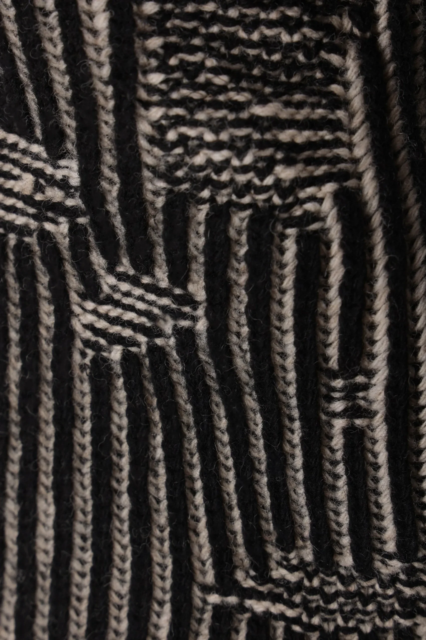 Women MM6 distressed-effect wool blend sweater