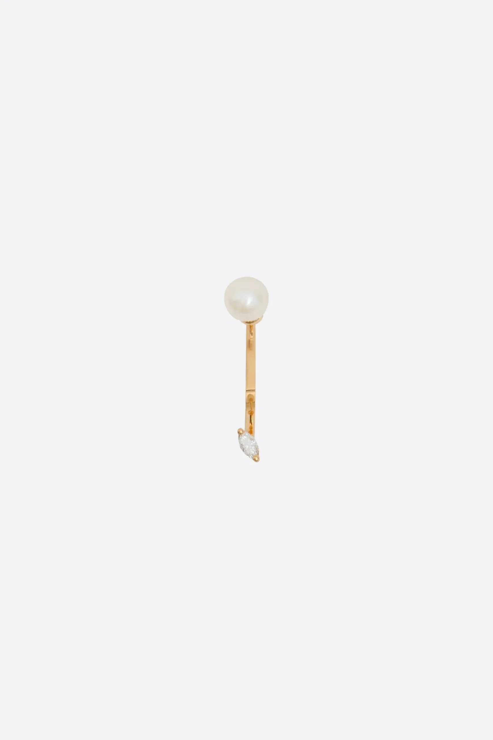Women DELFINA DELETTREZ Dots Marquise Piercing earring