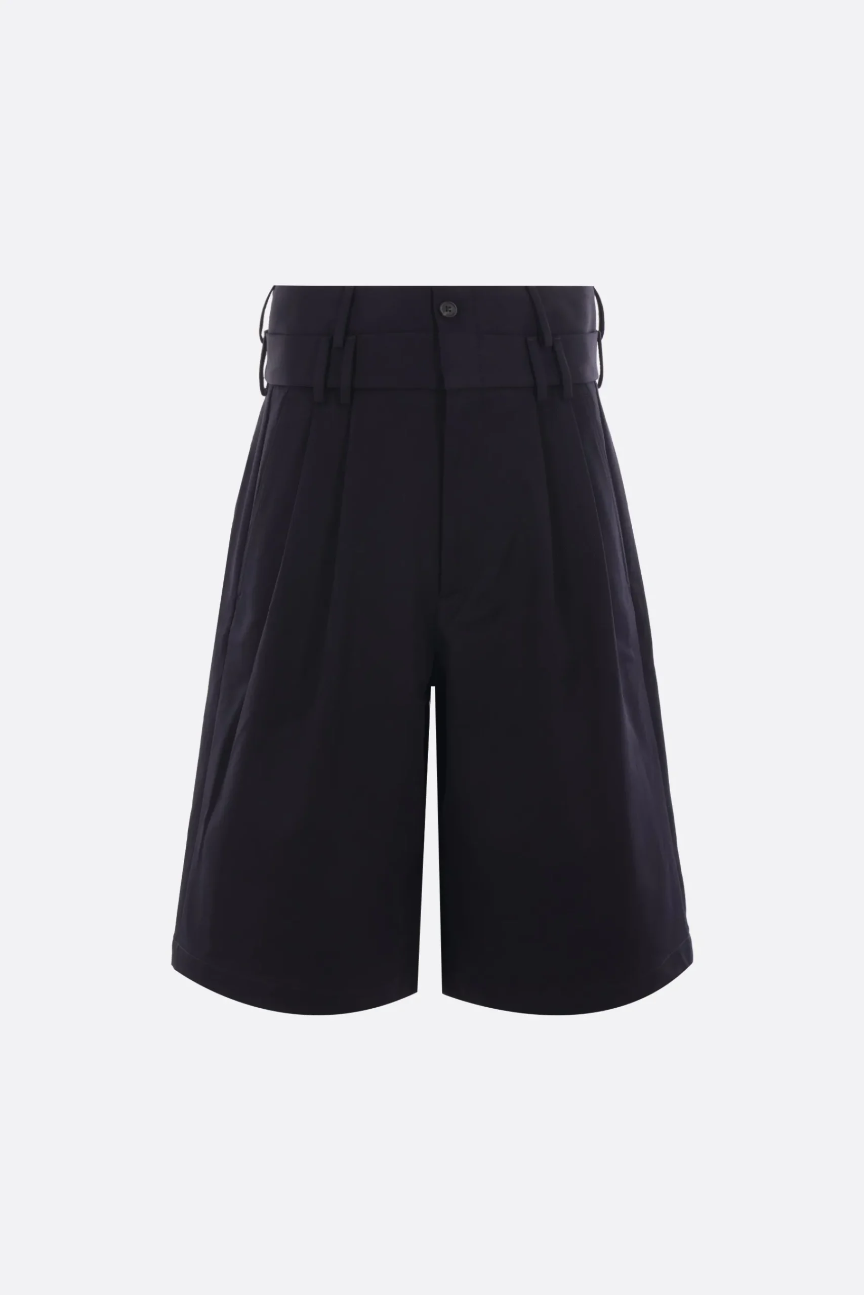NAMACHEKO double waistband shorts in drill