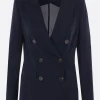 Women ALBERTO BIANI double-breasted jacket in georgette