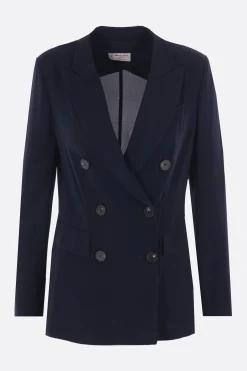 Women ALBERTO BIANI double-breasted jacket in georgette