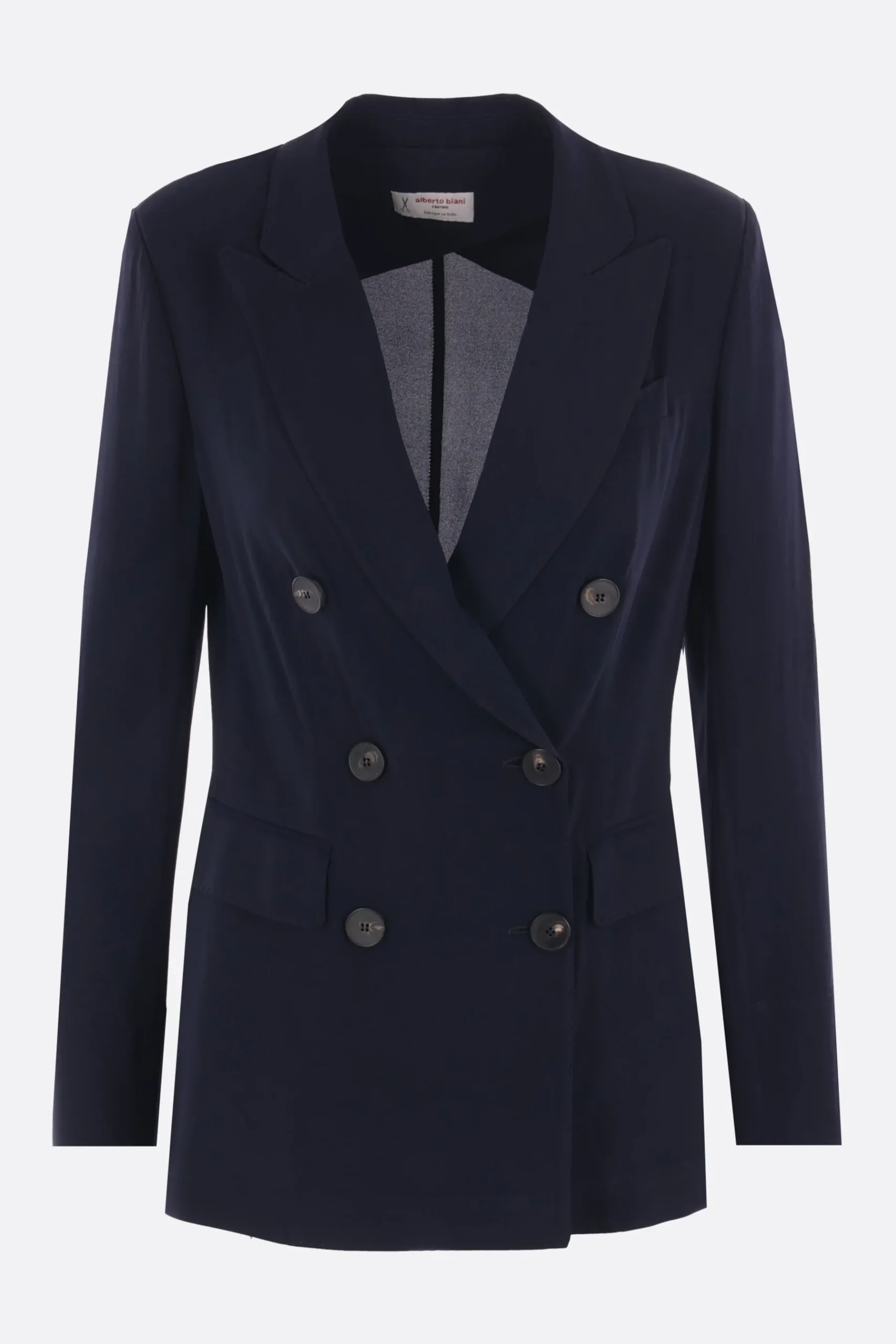 Women ALBERTO BIANI double-breasted jacket in georgette