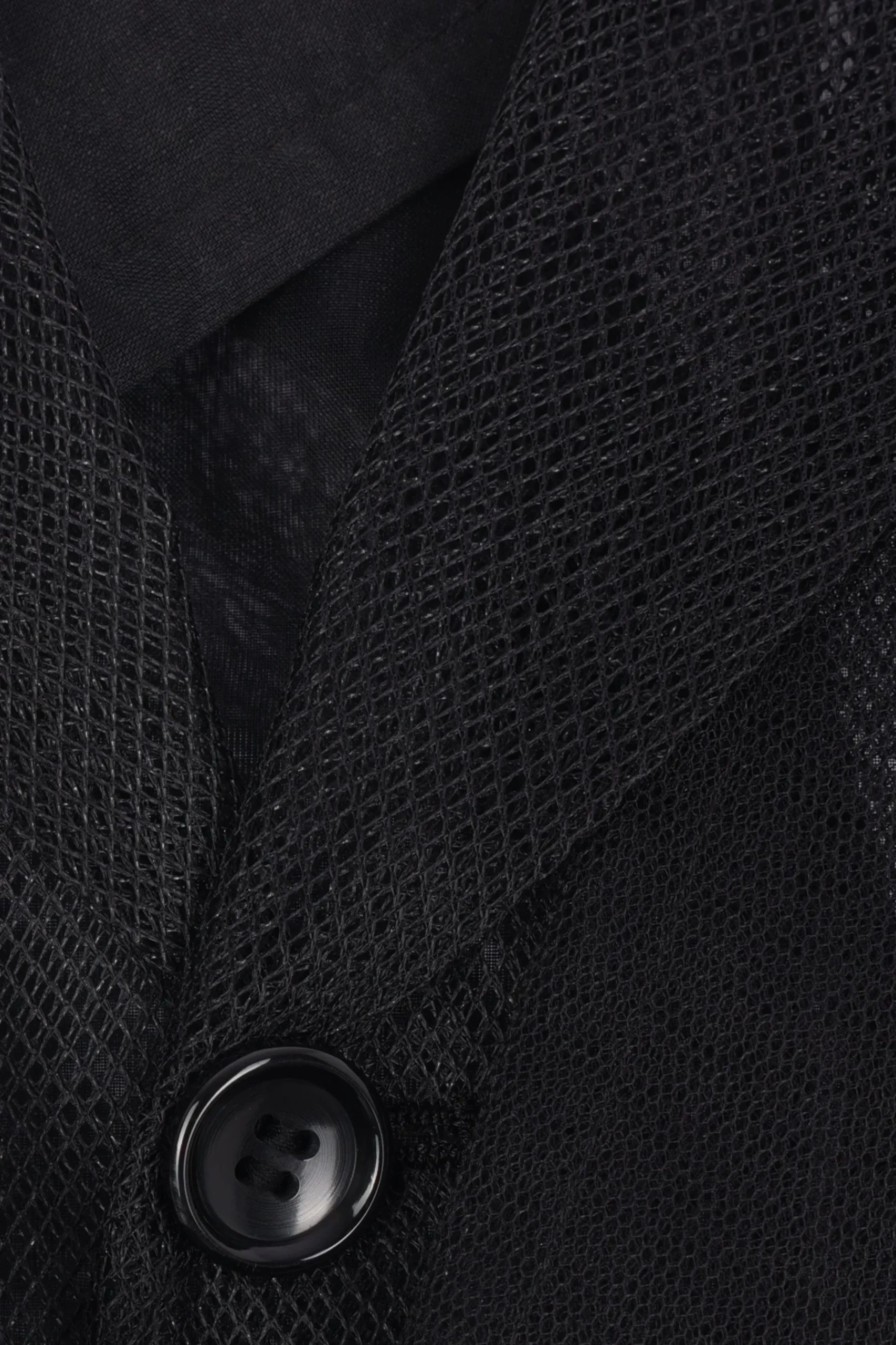 Women COMME DES GARÇONS double-breasted jacket in tulle and organza