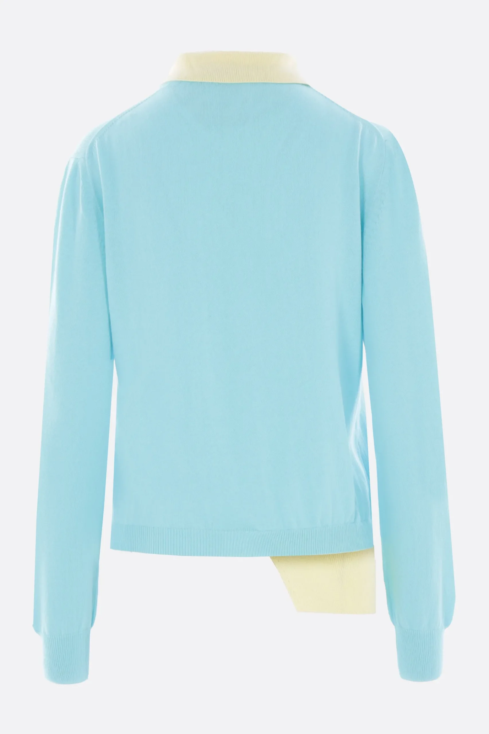 Women ALL IN double-layer polo in cotton knit