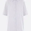 Women NICCOLÒ PASQUALETTI Douglas short-sleeved shirt in striped poplin