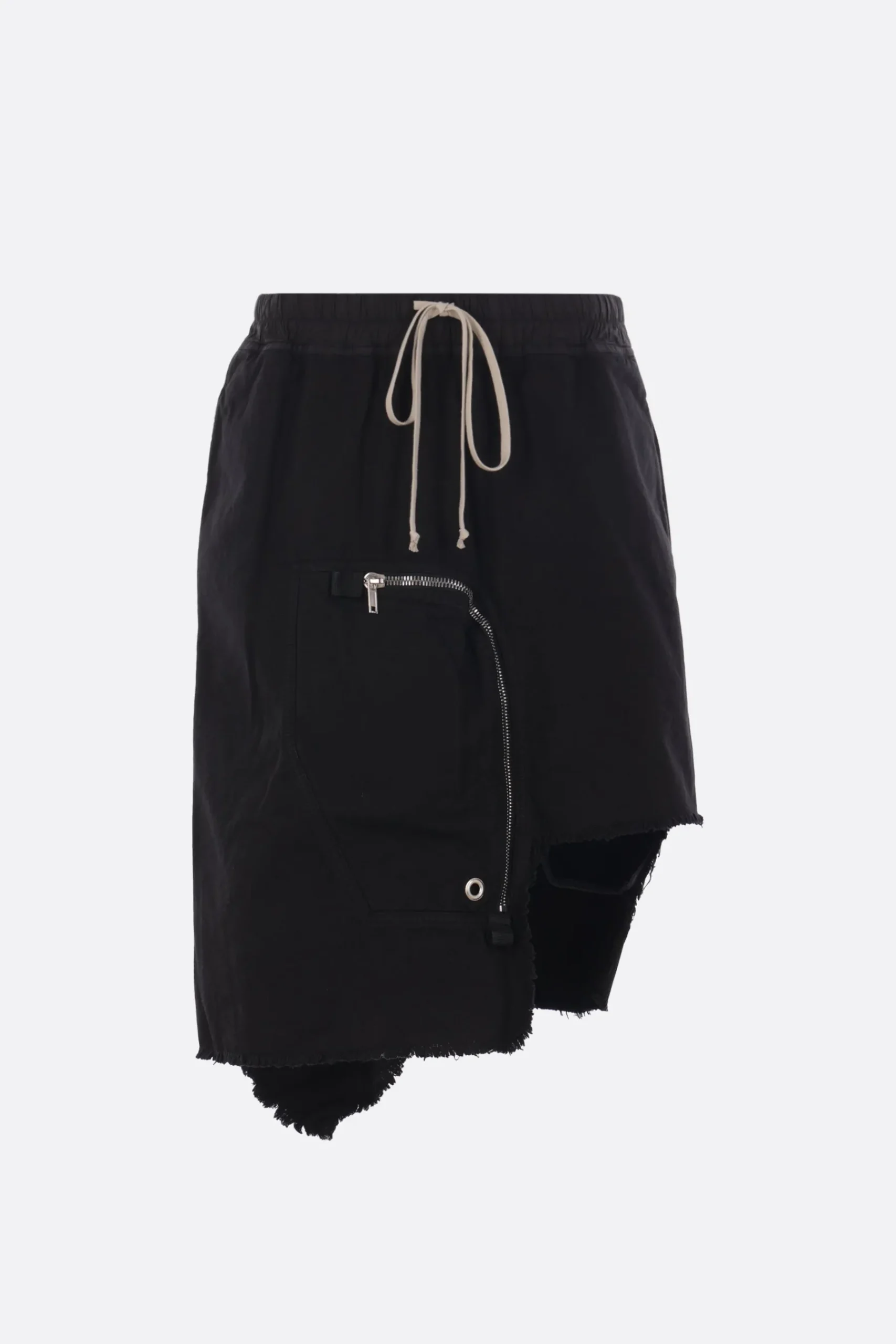 RICK OWENS DRKSHDW Dracca asymmetric skirt in canvas