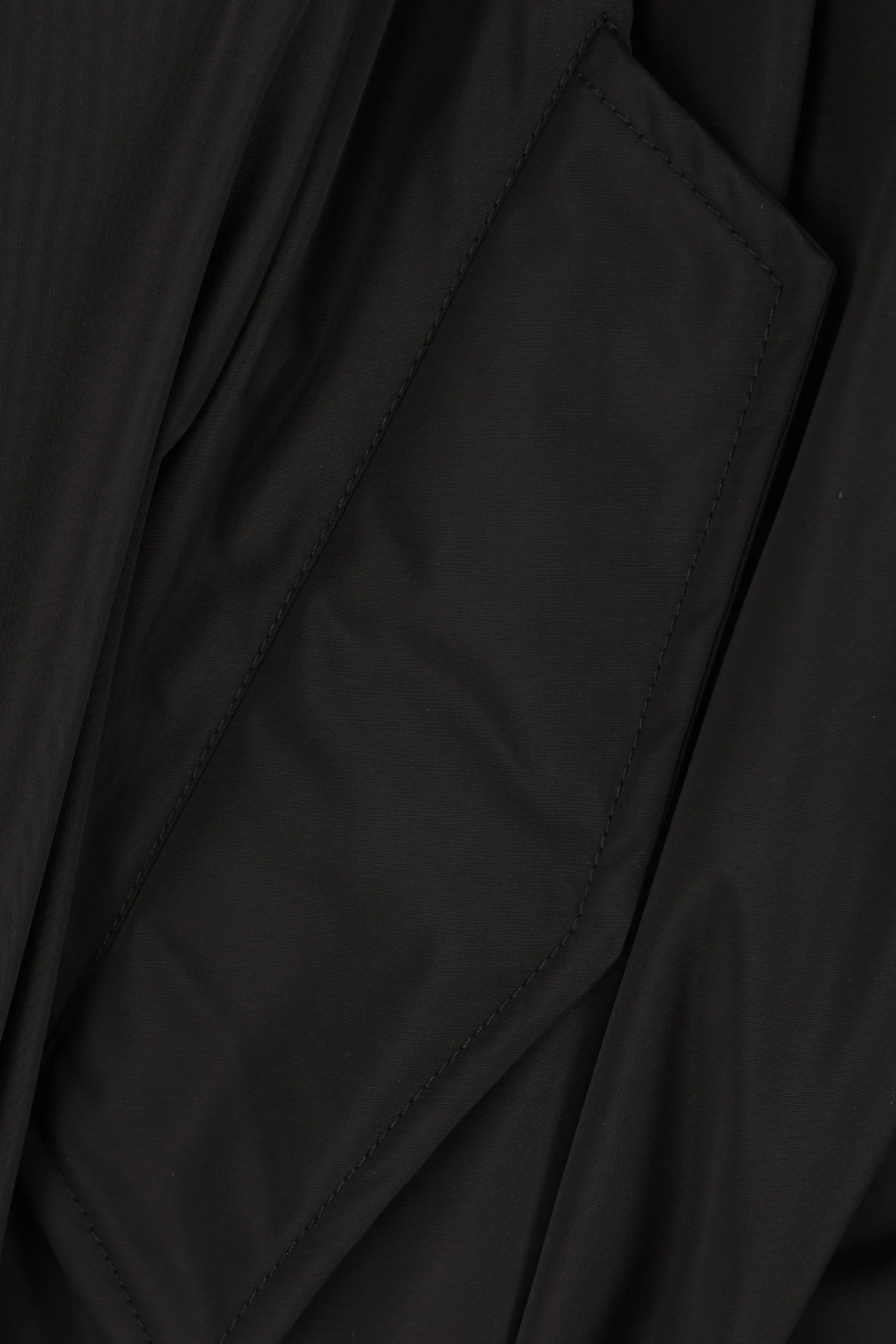 Women BALENCIAGA draped bomber jacket in technical micro faille