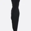 Women BALENCIAGA drapped dress in crepe jersey