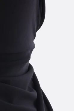 Women BALENCIAGA drapped dress in crepe jersey