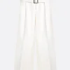Women 10 CORSO COMO drill wide-leg pants
