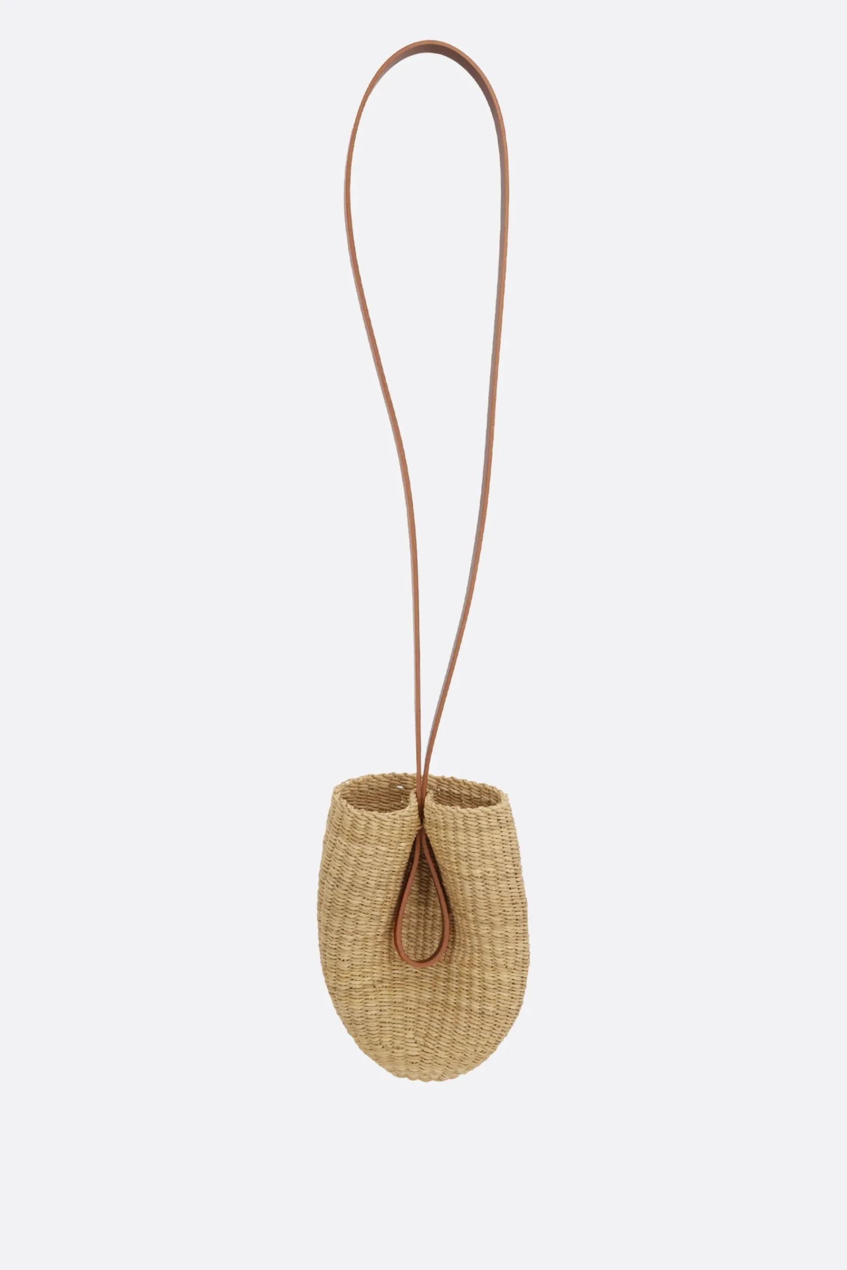 Women INES BRESSAND Drop shoulder bag in straw
