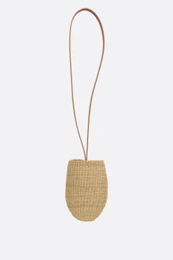 Women INES BRESSAND Drop shoulder bag in straw
