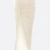Women RICK OWENS Edfu jersey long skirt