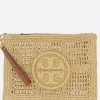 Women TORY BURCH Ella clutch in raffia