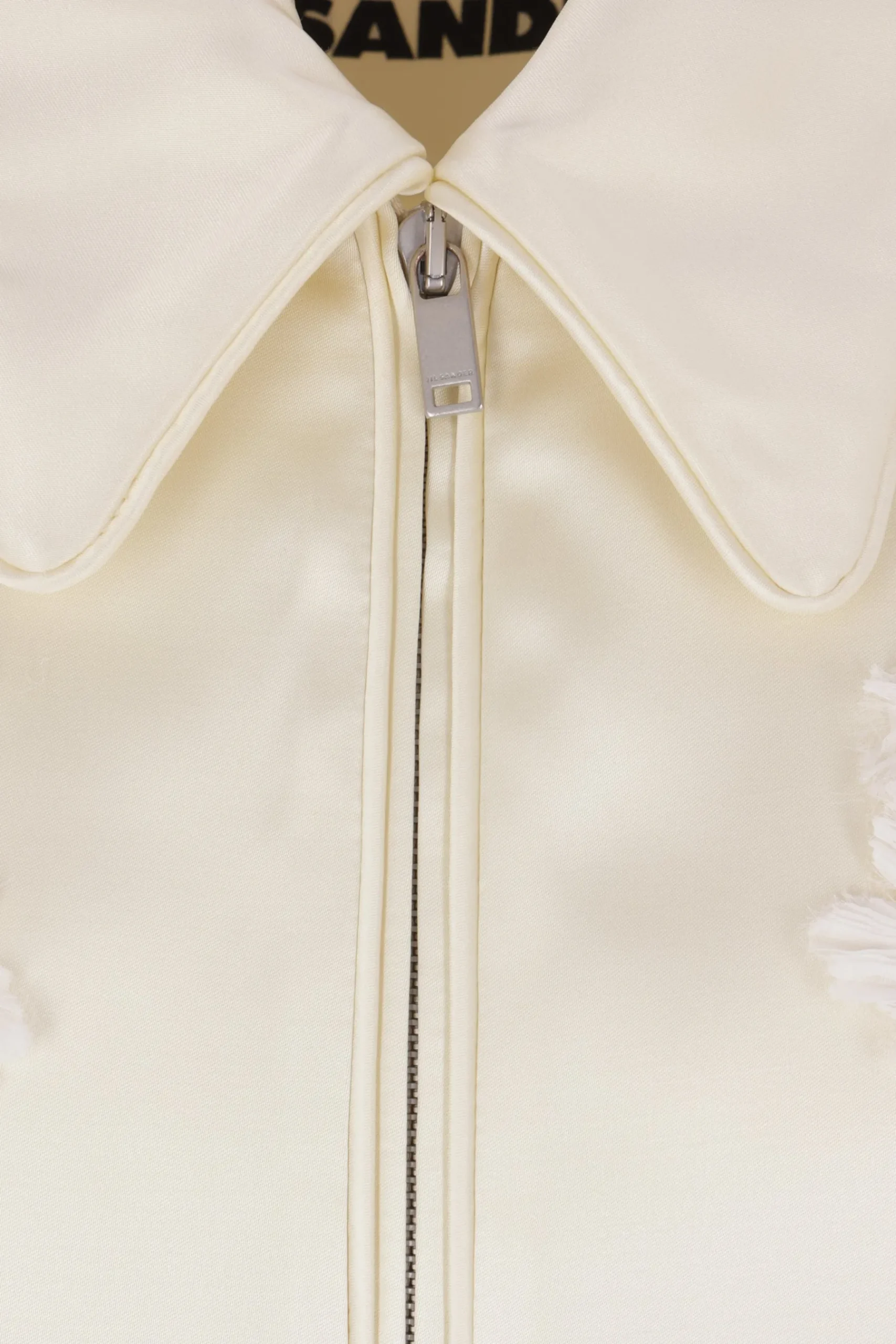 Women JIL SANDER embroidered duchesse bomber jacket