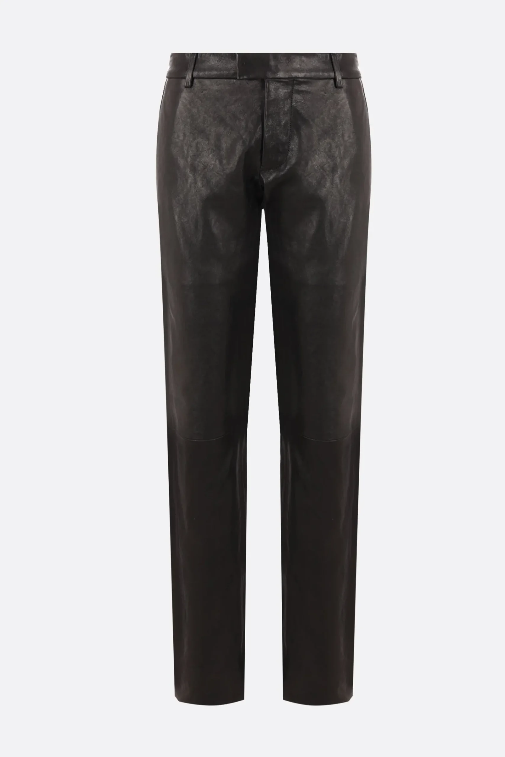 Women ANN DEMEULEMEESTER Espen nappa cropped trousers