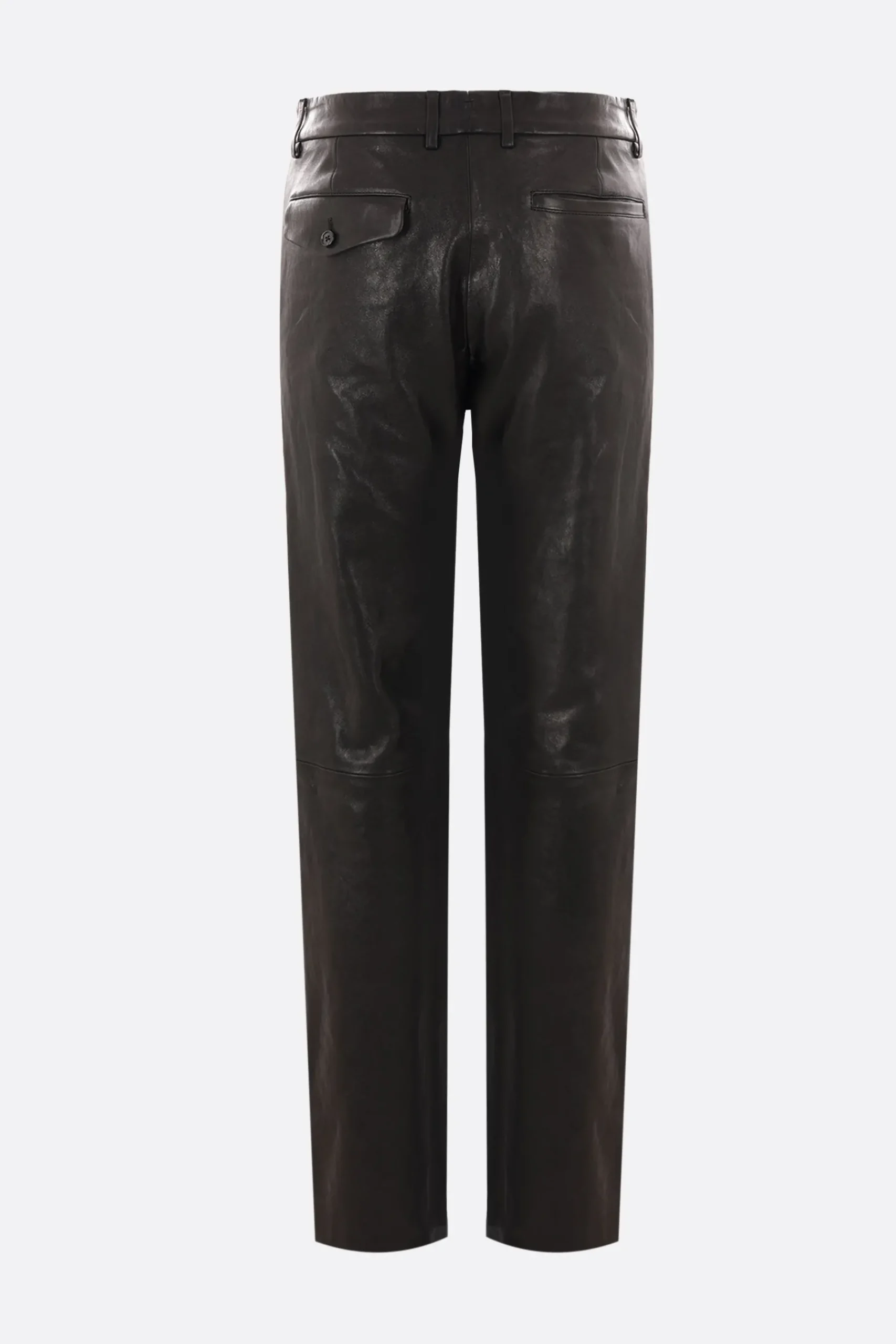 Women ANN DEMEULEMEESTER Espen nappa cropped trousers