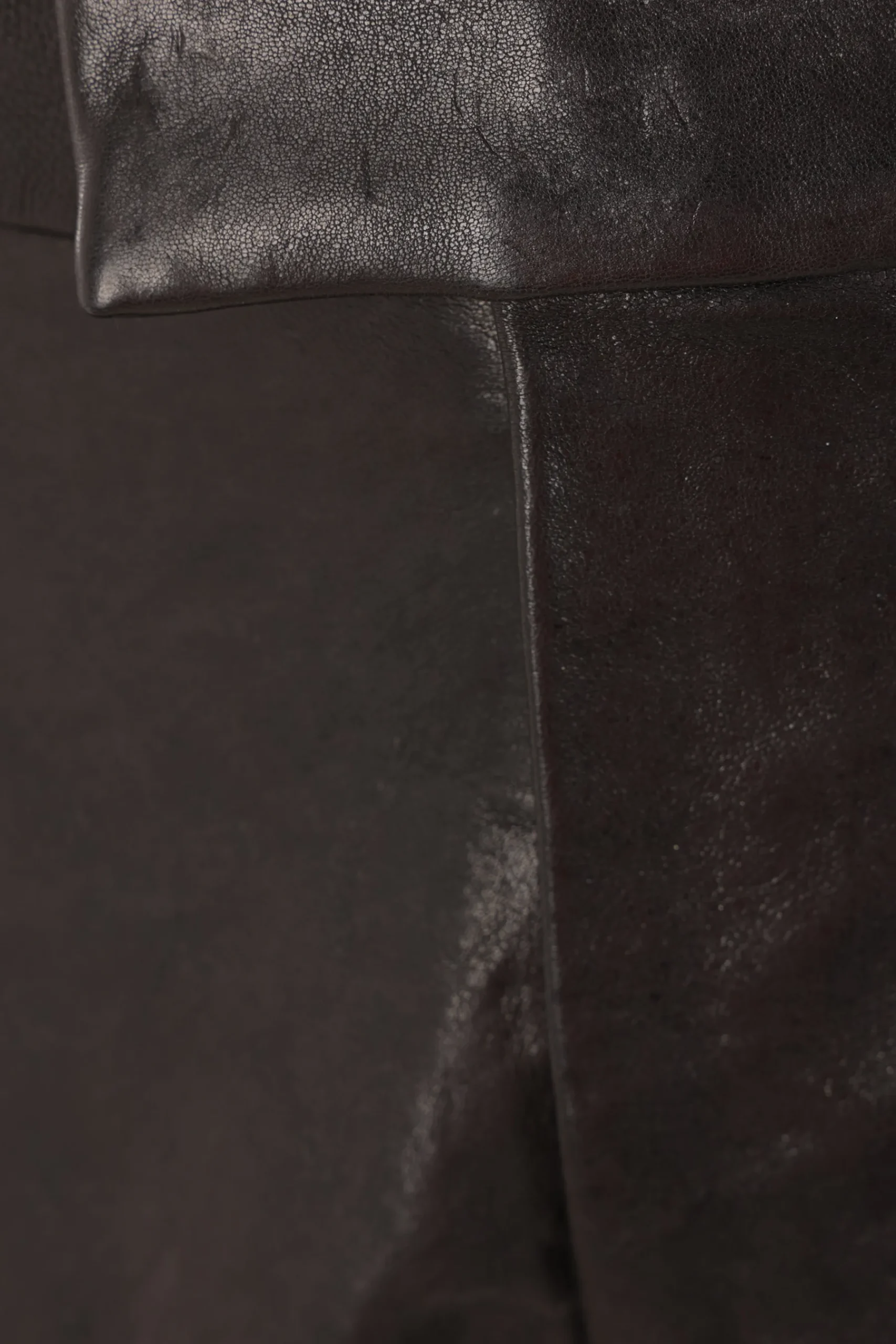 Women ANN DEMEULEMEESTER Espen nappa cropped trousers