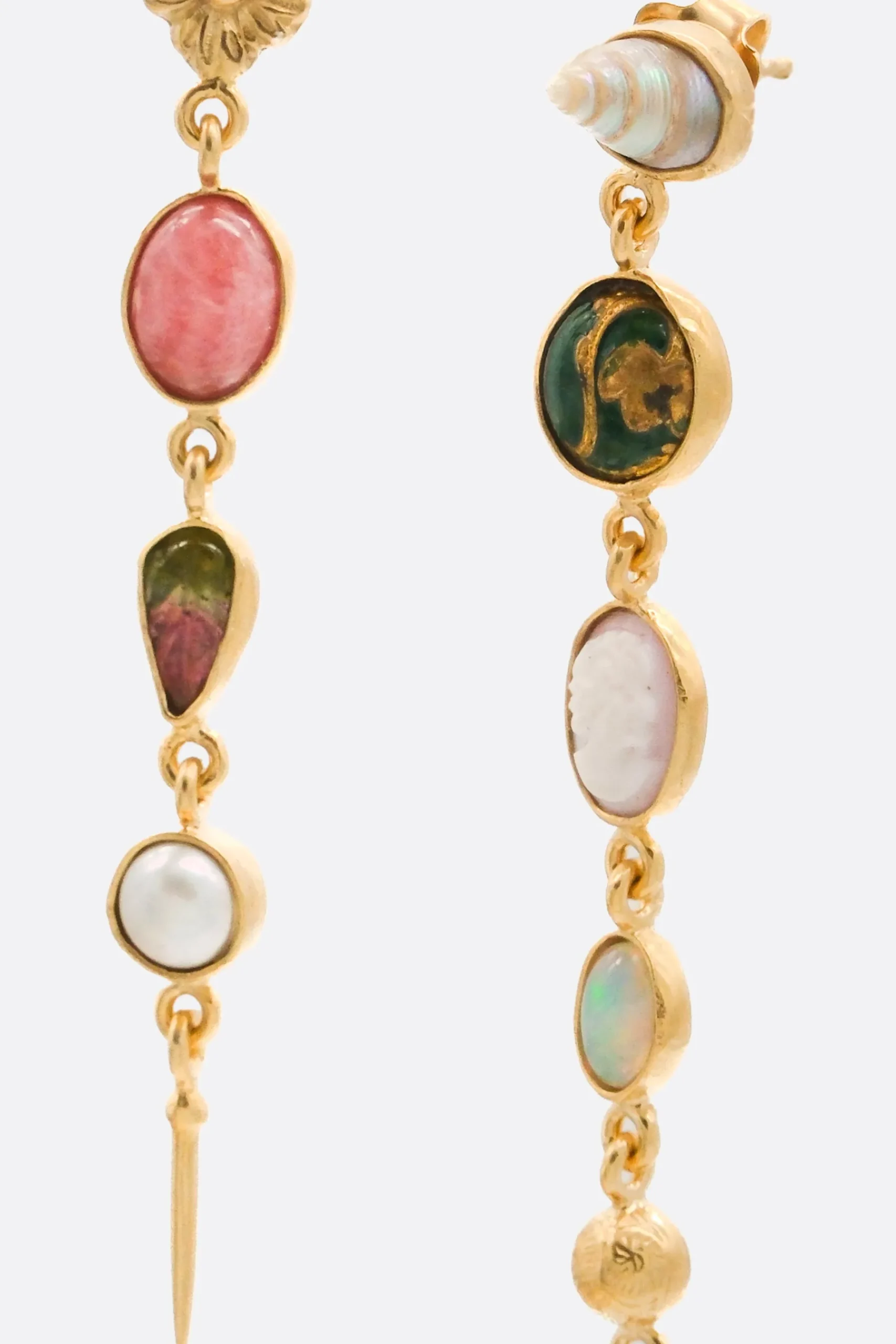 Women GRAINNE MORTON Five Charm Victorian drop earrings