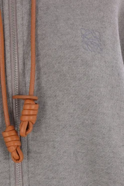 Women LOEWE Flamenco full-zip hoodie in jersey