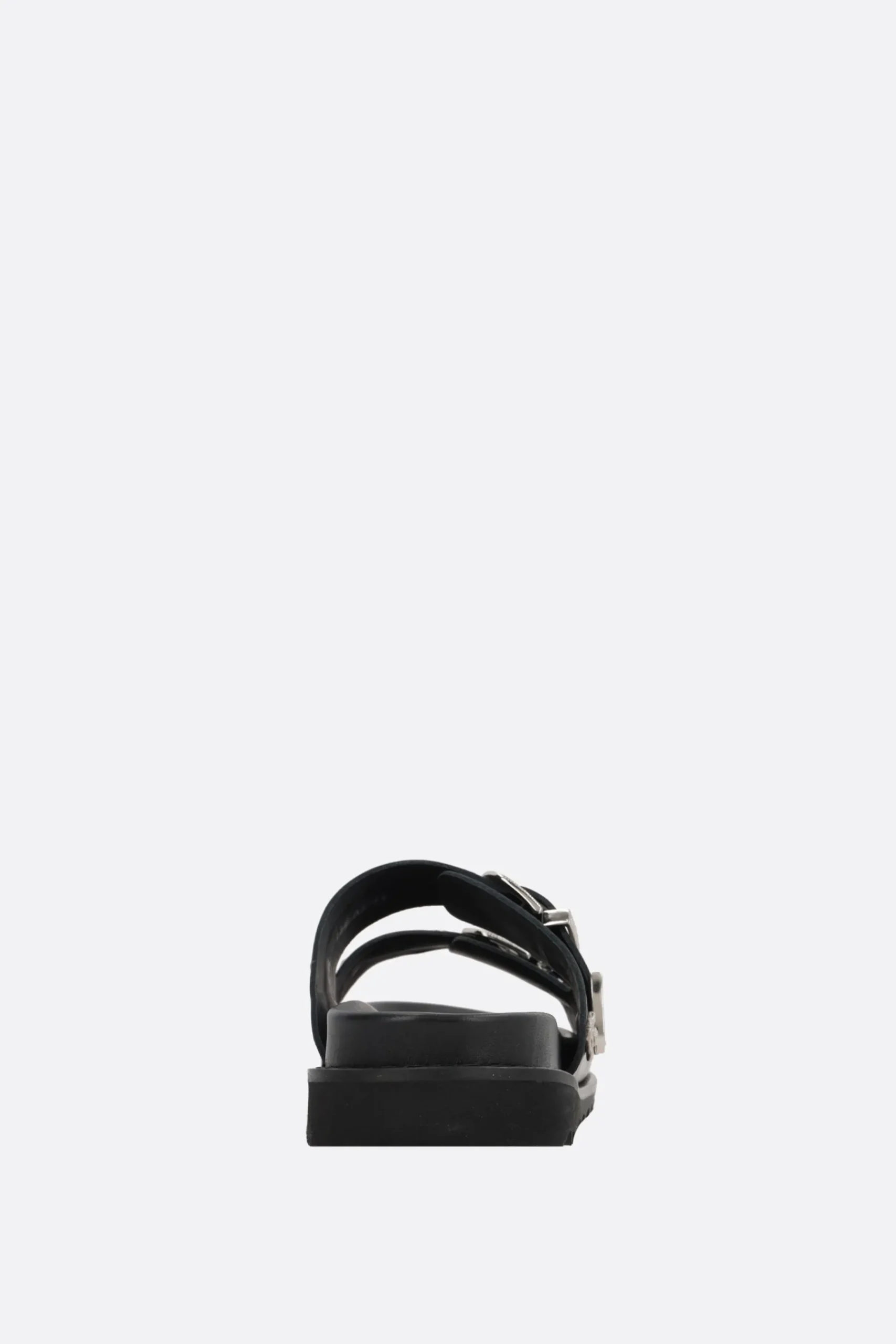 TOGA VIRILIS flat sandal in smooth leather with studs