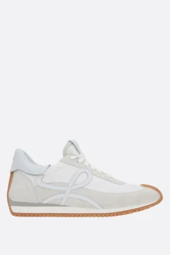 Women LOEWE Flow suede and nylon sneakers