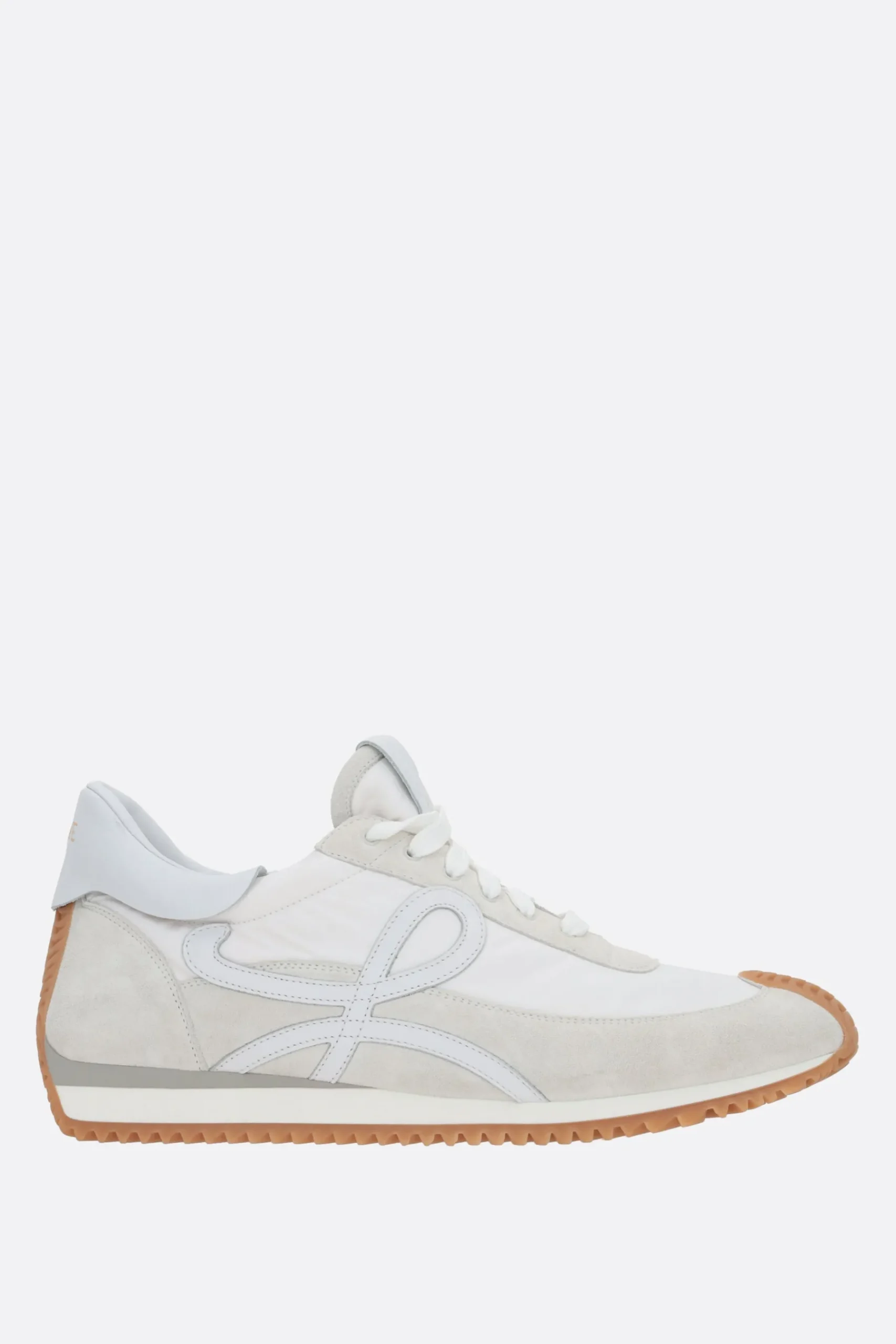 Women LOEWE Flow suede and nylon sneakers