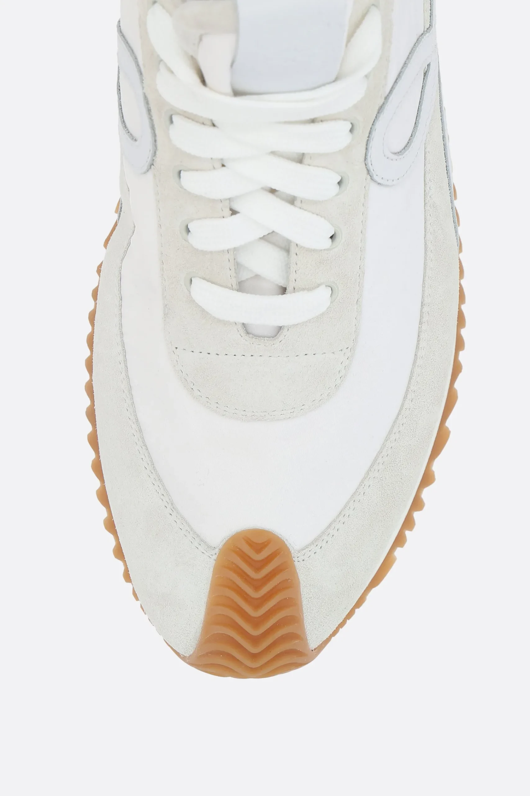 Women LOEWE Flow suede and nylon sneakers