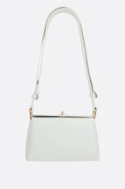 Women PLAN C Folded mini shoulder bag in smooth leather