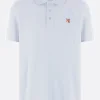 MAISON KITSUNÉ Fox Head patch piquet polo shirt