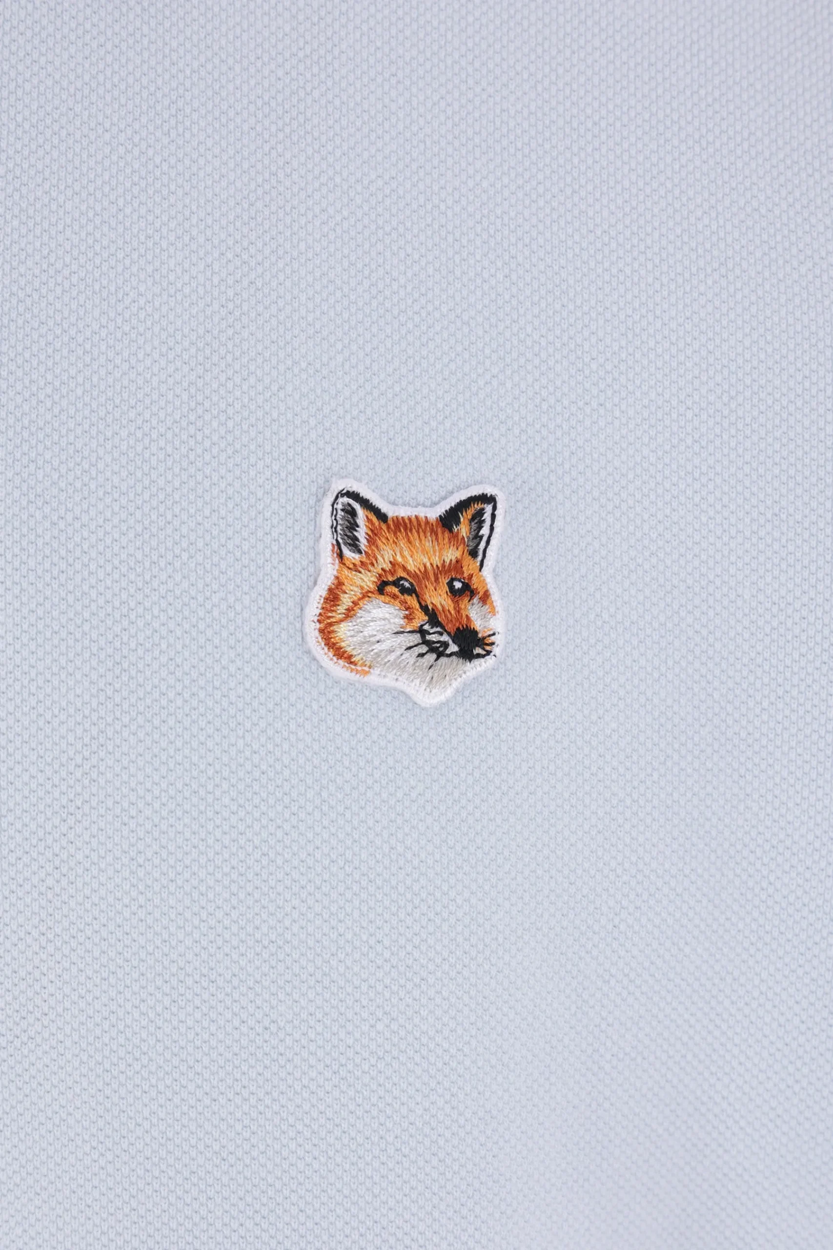 MAISON KITSUNÉ Fox Head patch piquet polo shirt