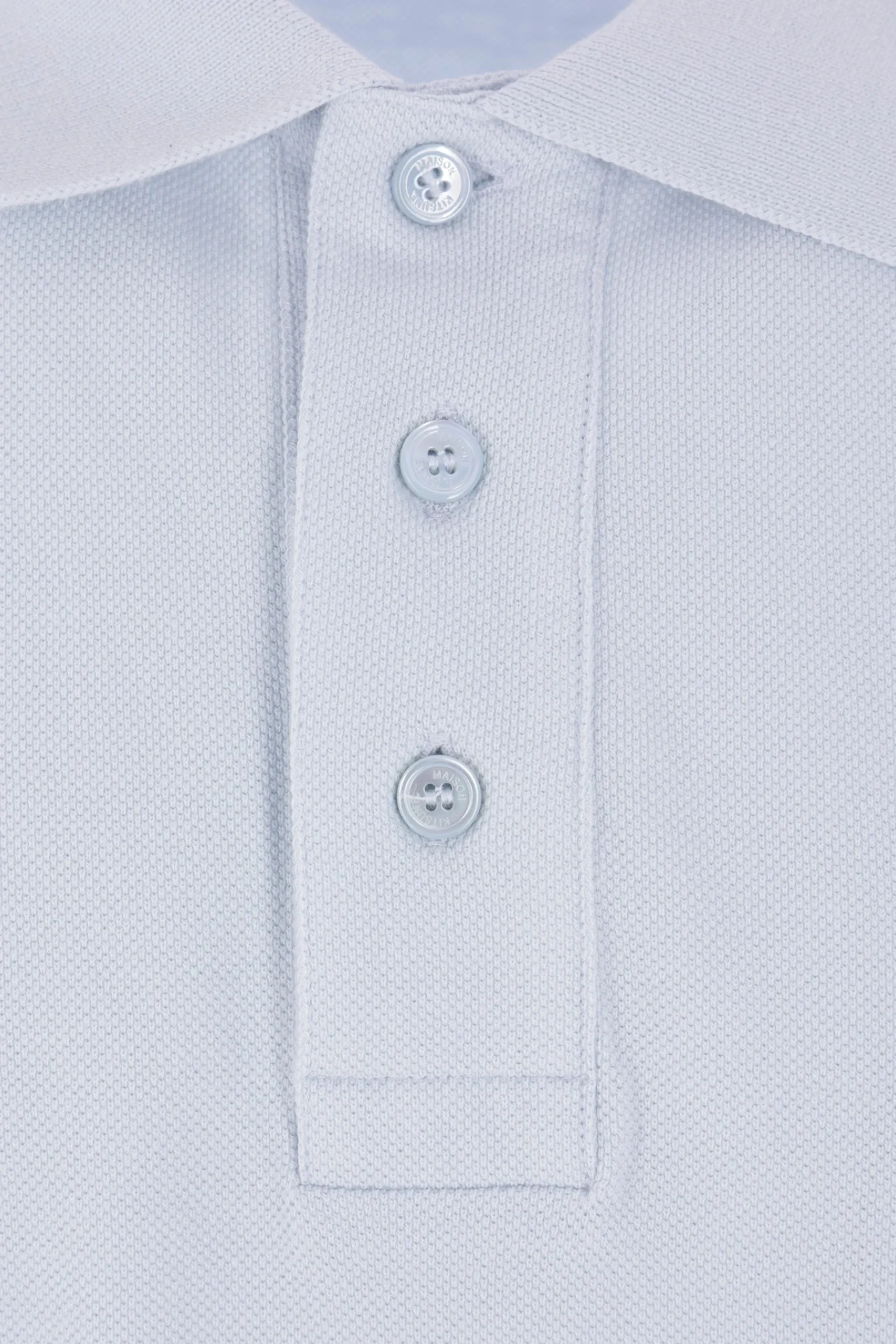 MAISON KITSUNÉ Fox Head patch piquet polo shirt