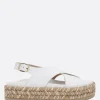 Women PALOMA BARCELO' Francia platform sandals in soft nappa