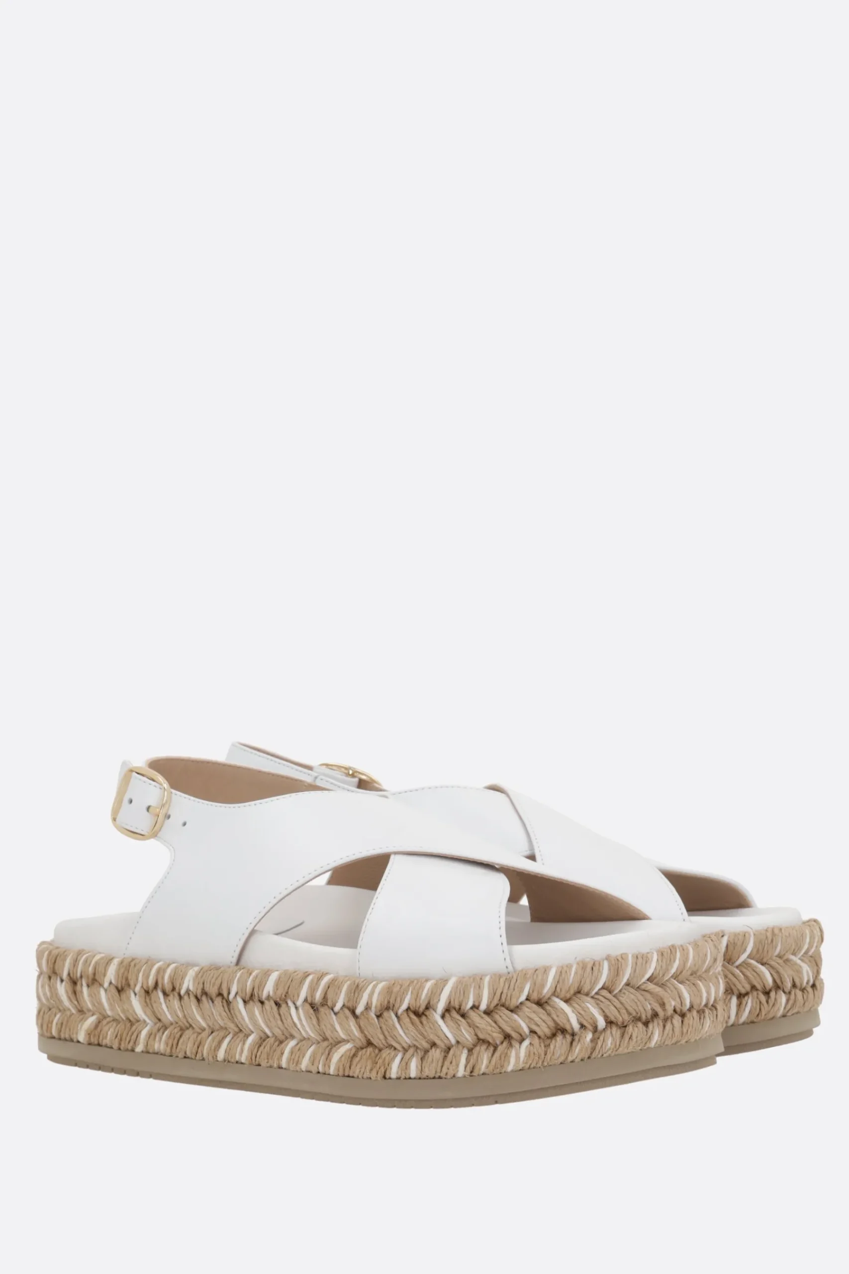 Women PALOMA BARCELO' Francia platform sandals in soft nappa