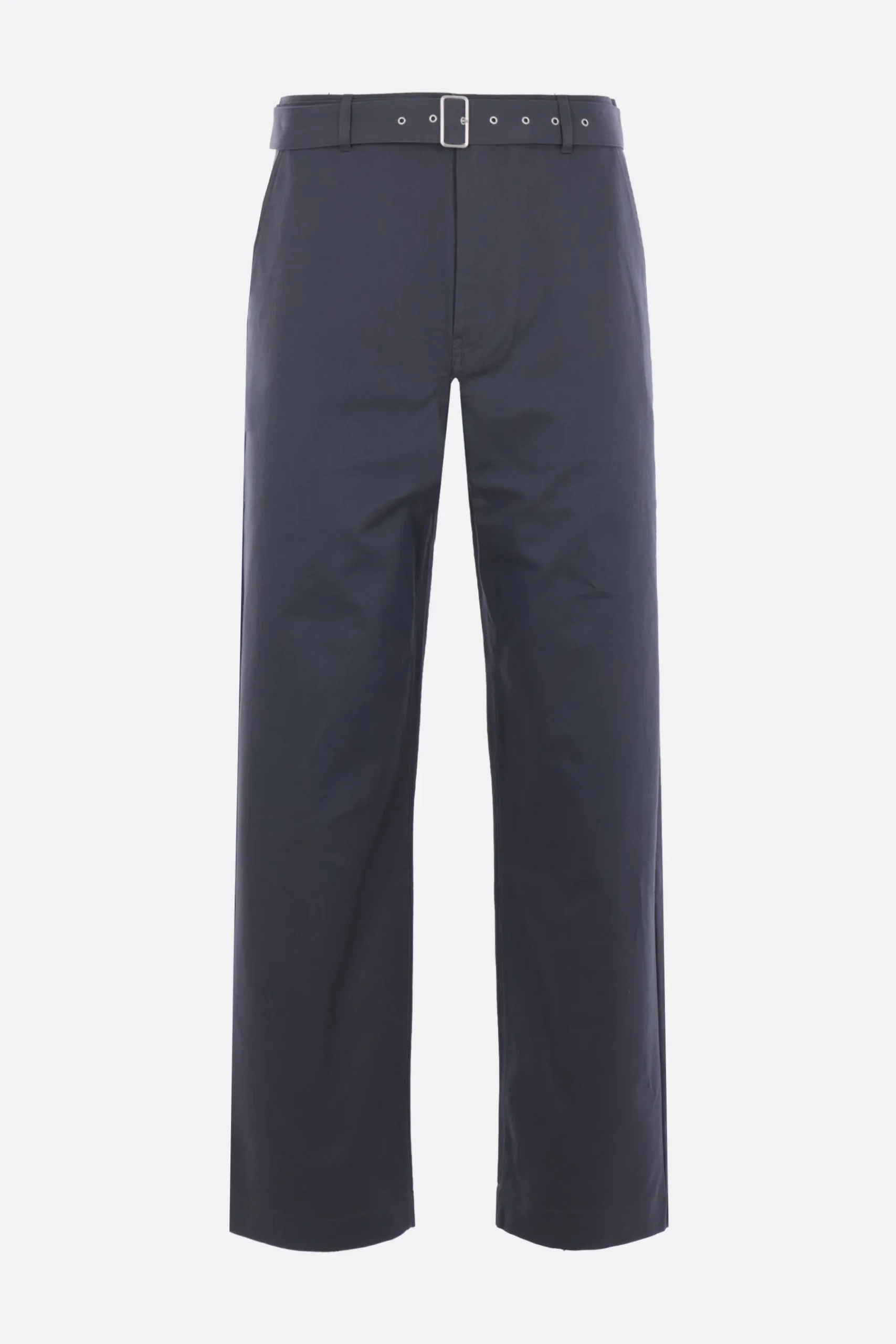 MAISON KITSUNÉ gabardine belted trousers