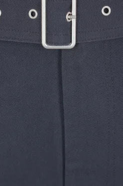 MAISON KITSUNÉ gabardine belted trousers