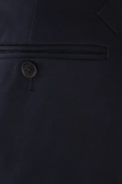 J.PRESS gabardine chino trousers with turn ups
