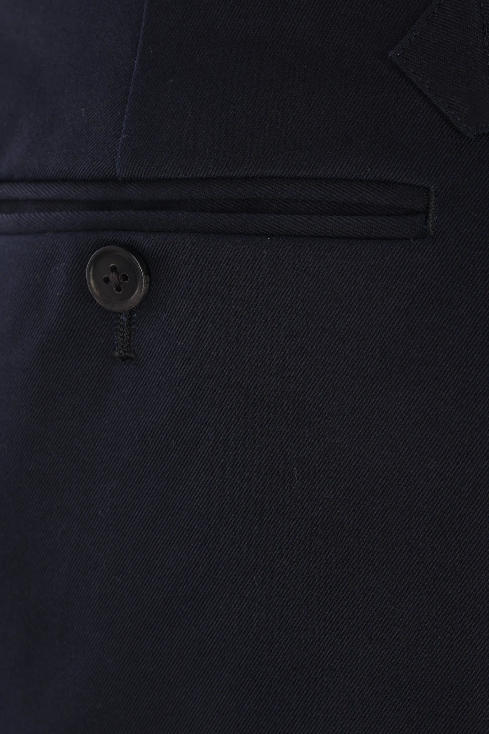 J.PRESS gabardine chino trousers with turn ups