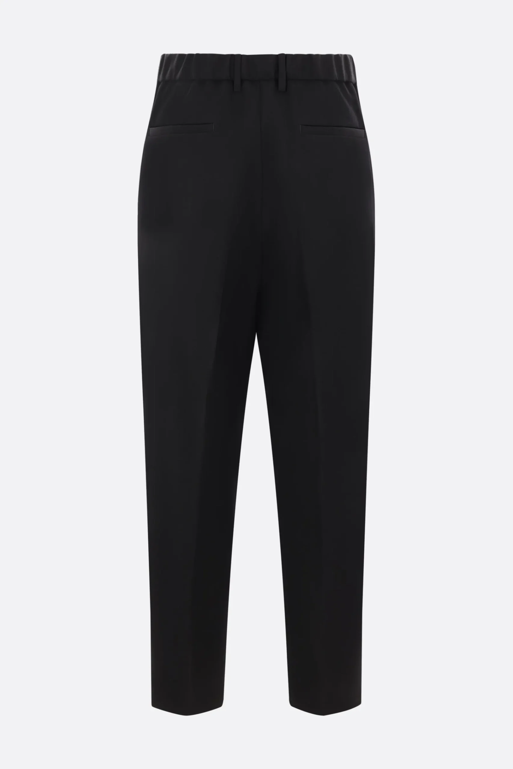 JIL SANDER gabardine cropped trousers