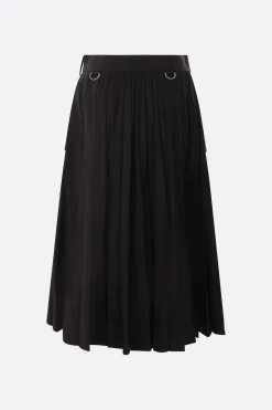 Women SACAI gabardine pleated skirt