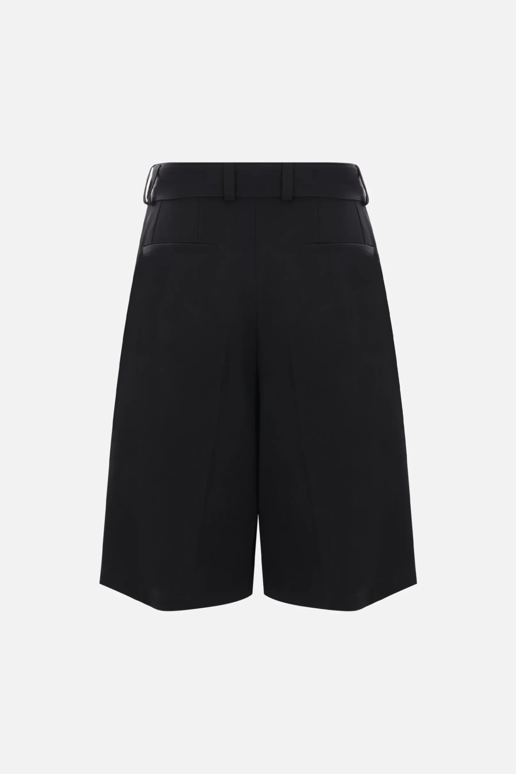 JIL SANDER gabardine shorts with belt