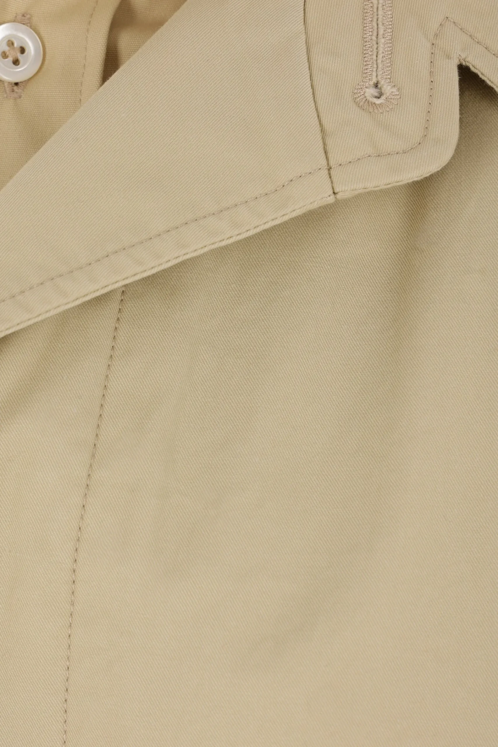Women MAISON MARGIELA gabardine trench coat with shirt-style insert