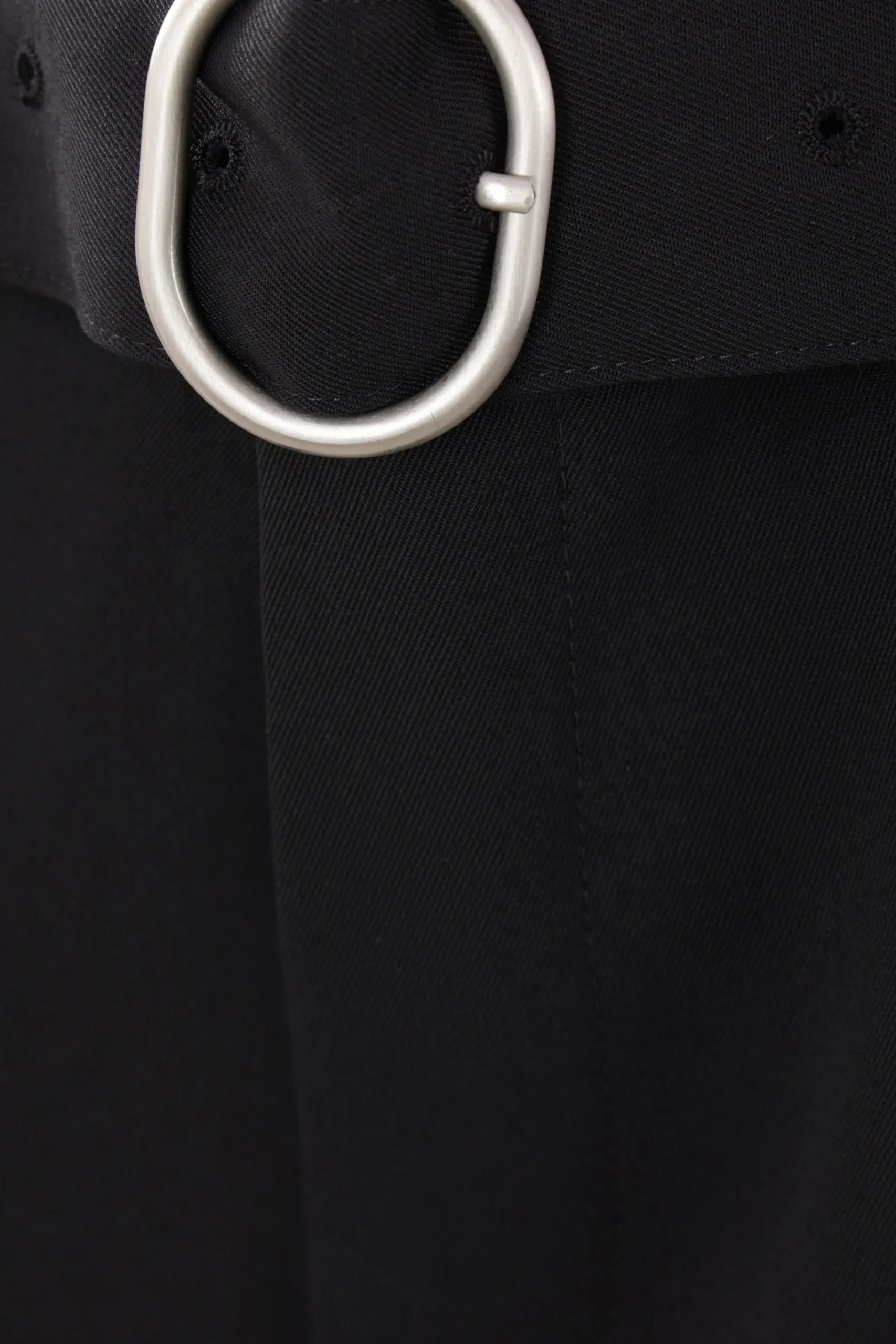 JIL SANDER gabardine trousers with belt