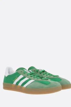 ADIDAS Gazelle Indoor nylon and suede sneakers