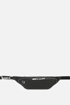 RICK OWENS Geo belt bag in grainy leather