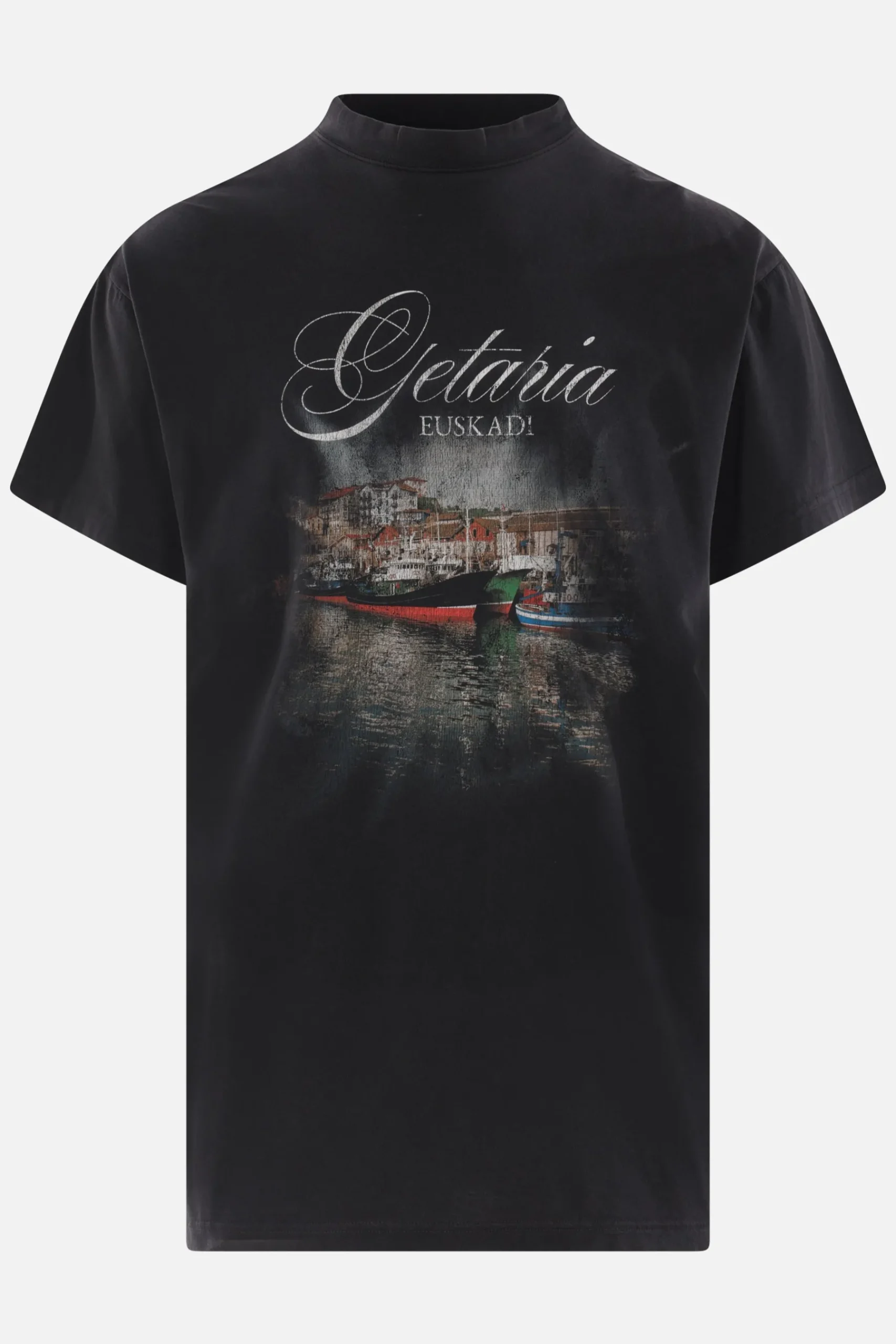 BALENCIAGA Getaria print cotton oversized t-shirt